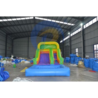 Modèles de classe personnalisés toboggans secs Marches spatiales pour la location d'événements toboggan aquatique Princess Rainbow