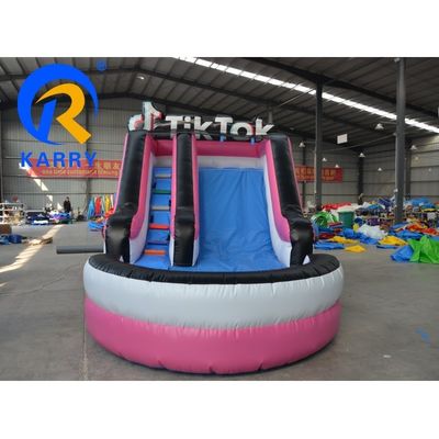 Capacité maximale 100-500 kg Promotion d'événements commerciaux toboggan gonflable avec piscine