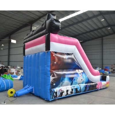 Capacité maximale 100-500 kg Promotion d'événements commerciaux toboggan gonflable avec piscine
