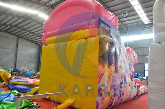 CE souffleur et accessoires de réparation inclus Fairy Princess Water Slide gonflable