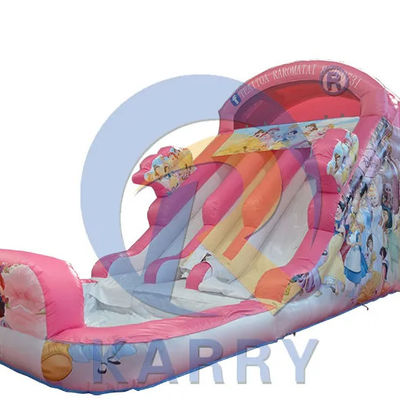 Playcenter Parc aquatique d'été Princesse rose toboggan gonflable avec piscine
