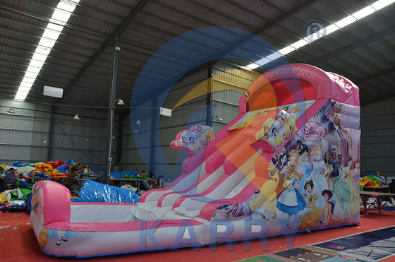 Playcenter Parc aquatique d'été Princesse rose toboggan gonflable avec piscine