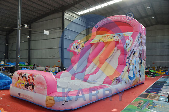 Playcenter Parc aquatique d'été Princesse rose toboggan gonflable avec piscine