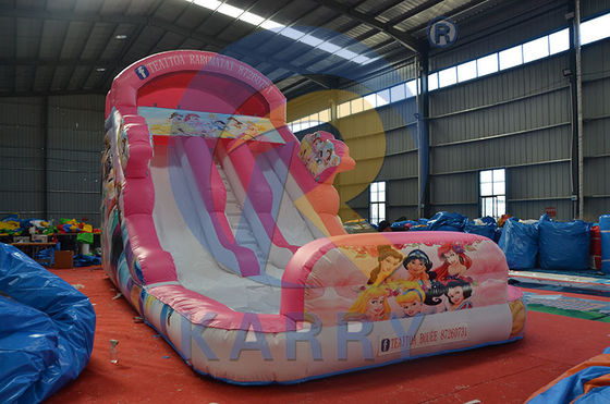 Playcenter Parc aquatique d'été Princesse rose toboggan gonflable avec piscine