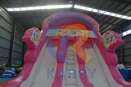 Playcenter Parc aquatique d'été Princesse rose toboggan gonflable avec piscine