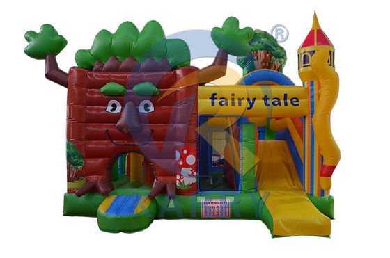 Caractéristiques PORTABLE Le dernier château de forêt Slide Château de jouet extérieur pour la maison / entreprise