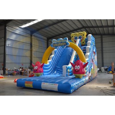 Jeux de sport pour enfants de dessins animés Glissière avec large voie de glissement et piscine