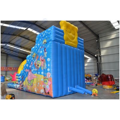 Jeux de sport pour enfants de dessins animés Glissière avec large voie de glissement et piscine