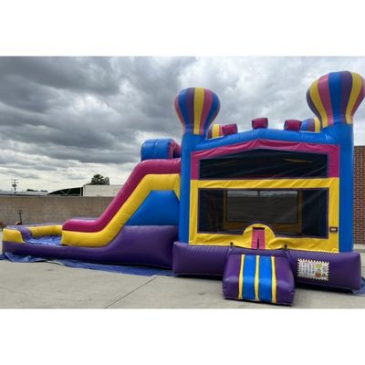Château gonflable à double voie pour enfants