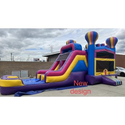 Château gonflable à double voie pour enfants