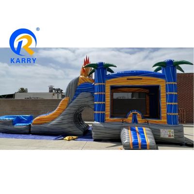Château gonflable à double voie pour enfants