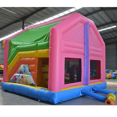 Promotion d'événements commerciaux Unicorn Bouncy Castle avec des kits de glissement et de réparation inclus