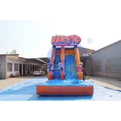 Couleur personnalisée gonflable à glissière sèche Combo de piscine pour les loisirs en plein air