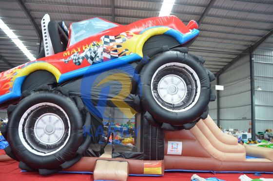OEM Acceptable PVC hors route voiture de course voiture trampoline combinaison de glissière château élastique