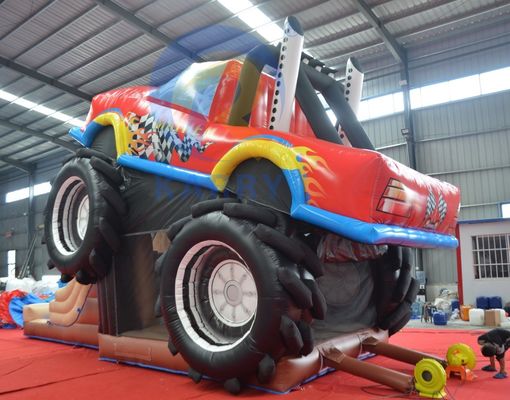 OEM Acceptable PVC hors route voiture de course voiture trampoline combinaison de glissière château élastique