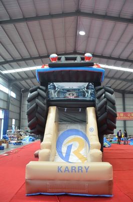 OEM Acceptable PVC hors route voiture de course voiture trampoline combinaison de glissière château élastique