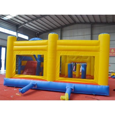 Blower inclus PORTABLE maison gonflable pour enfants avec toboggan et trampoline