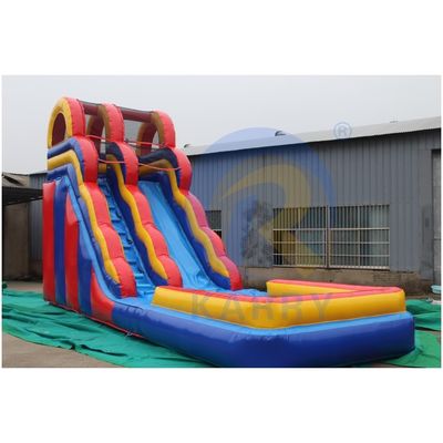Leopard Print Arc Water Slide gonflable avec conception sèche humide et l'excitation de la natation