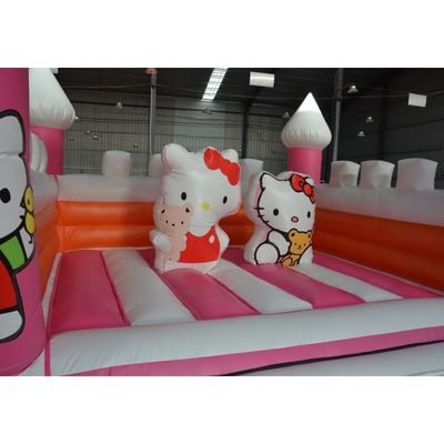 Accueil/Affaires Le plaisir est garanti avec le château de saut rose pastel Payement T/T inclus
