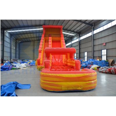 Maison de saut à l'eau étendue piscine de glissière en PVC