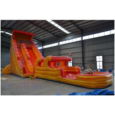 Maison de saut à l'eau étendue piscine de glissière en PVC