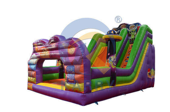 PVC Commercial Wet Dry Space Travel Slide maison gonflable gonflable pour enfants et adultes