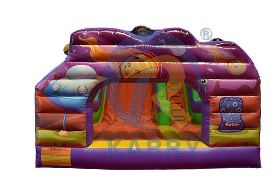 PVC Commercial Wet Dry Space Travel Slide maison gonflable gonflable pour enfants et adultes