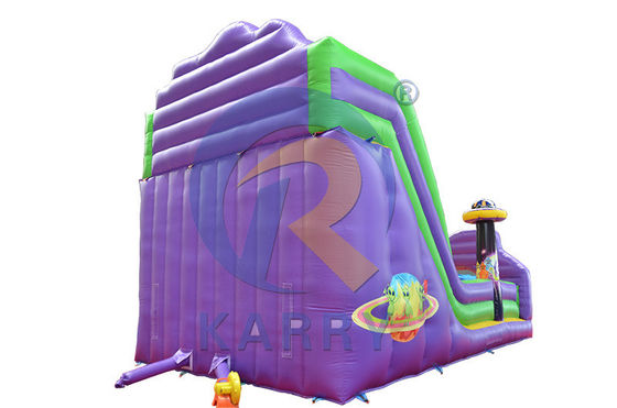 PVC Commercial Wet Dry Space Travel Slide maison gonflable gonflable pour enfants et adultes