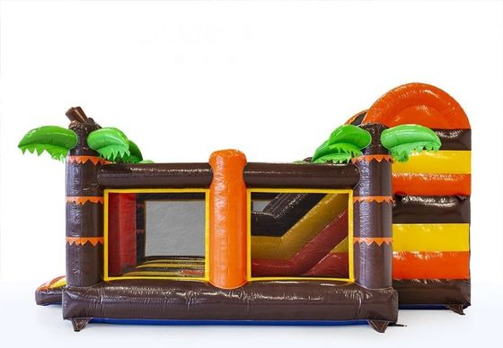 Thème navire pirate gonflable Château gonflable avec diapositive et logo personnalisé Acceptable