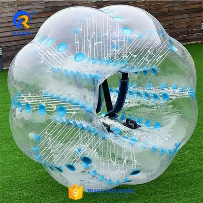 Enfants et adultes corps humain PVC / Ballons de pare-chocs Jouets à billes à rouleaux d'eau avec matériau TPU