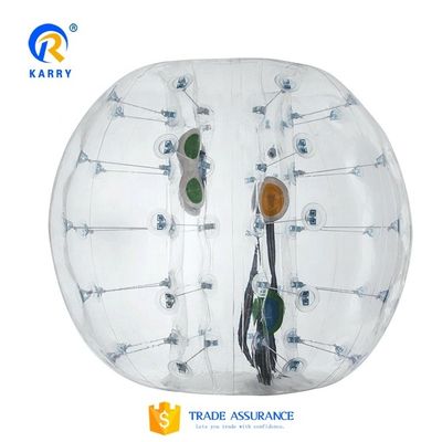 Enfants et adultes corps humain PVC / Ballons de pare-chocs Jouets à billes à rouleaux d'eau avec matériau TPU
