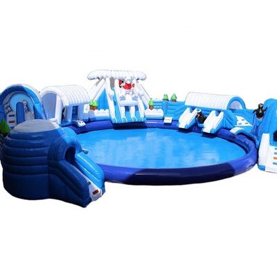 Grande piscine gonflable maison gonflable château gonflable avec souffleur et toboggan gonflable