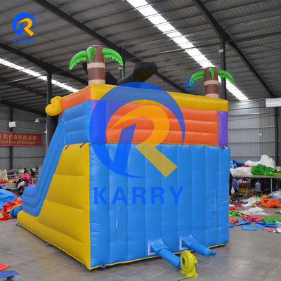 Combo de glissière gonflable pour jardin d'enfants avec super large voie et fonction d'eau