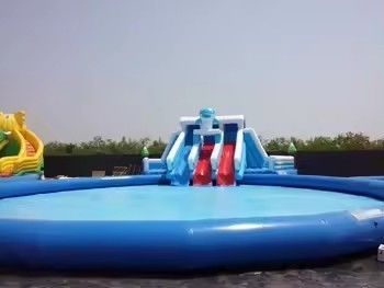 Grande piscine gonflable maison gonflable château gonflable avec souffleur et toboggan gonflable