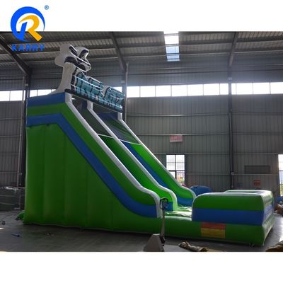 Glissière gonflable pour enfants et adultes Jouez en PVC vert