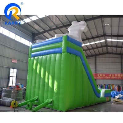 Glissière gonflable pour enfants et adultes Jouez en PVC vert