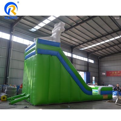 Glissière gonflable pour enfants et adultes Jouez en PVC vert