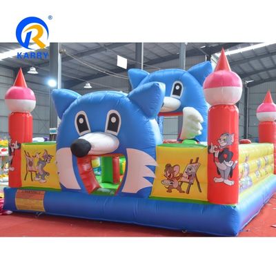 Événement Parc d'attractions en PVC personnalisé Parcours gonflable pour enfants et adultes