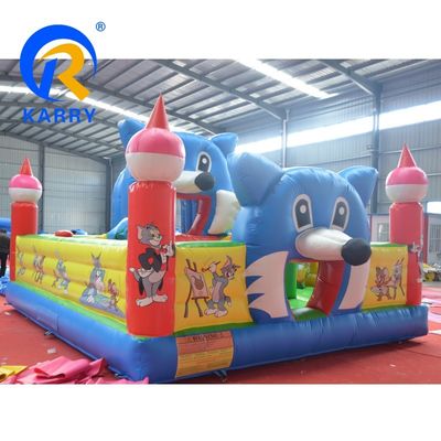 Événement Parc d'attractions en PVC personnalisé Parcours gonflable pour enfants et adultes