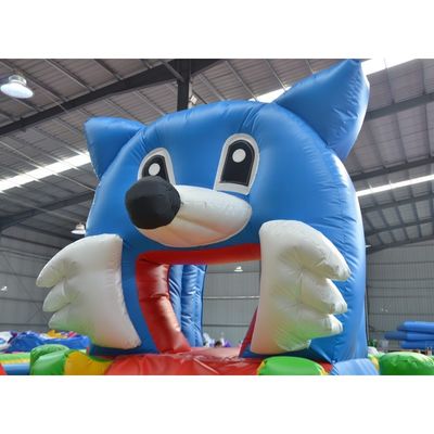Événement Parc d'attractions en PVC personnalisé Parcours gonflable pour enfants et adultes