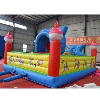 Événement Parc d'attractions en PVC personnalisé Parcours gonflable pour enfants et adultes