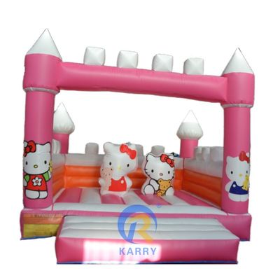 Maison de rebond classique du château de Kitty, souffleur d'air standard CE et accessoires inclus