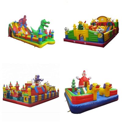 Château gonflable pour enfants Ding dang Thème du chat Sautant Bouncer Maison avec glissement
