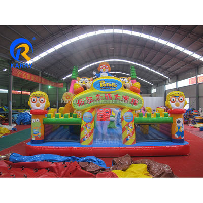 Combo de glissière gonflable Fun City Jumping Bouncy Castle pour une capacité maximale de &lt; 100 kg