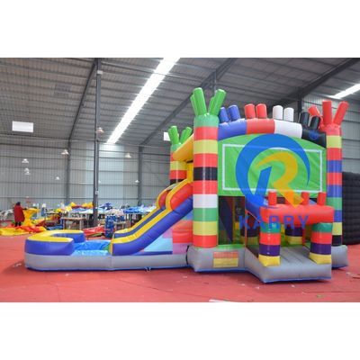 Château gonflable coloré pour adultes et enfants