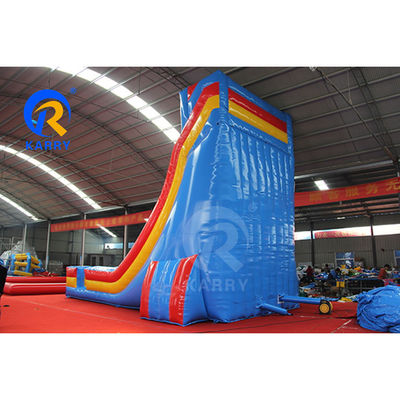 Slide de château gonflable à rebond double voie certifié EN14960 pour le plaisir aquatique des enfants