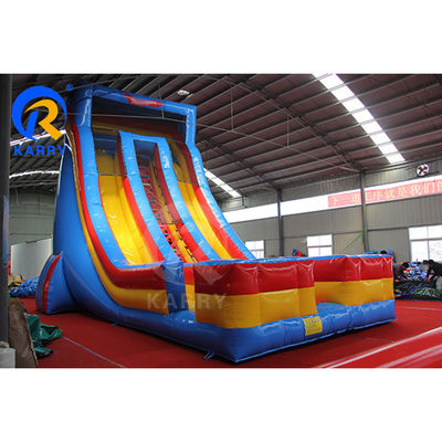Slide de château gonflable à rebond double voie certifié EN14960 pour le plaisir aquatique des enfants