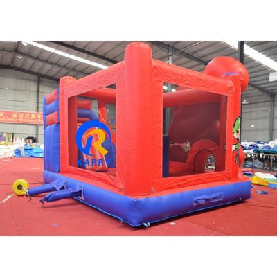 Jeux pour enfants Marvel Comics Châteaux sautants en PVC Jardine maison sautante avec glissement