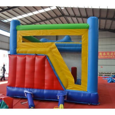 Conception de souffleur Château gonflable Combo Slide pour les enfants Patrouilles de chiens pattes Maison de rebond