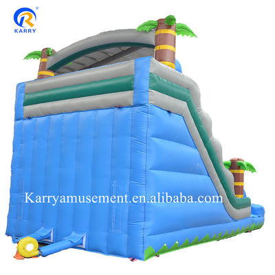 Certifié CE/TUV de qualité commerciale Coconut Palm Tree Water Slide gonflable pour adultes